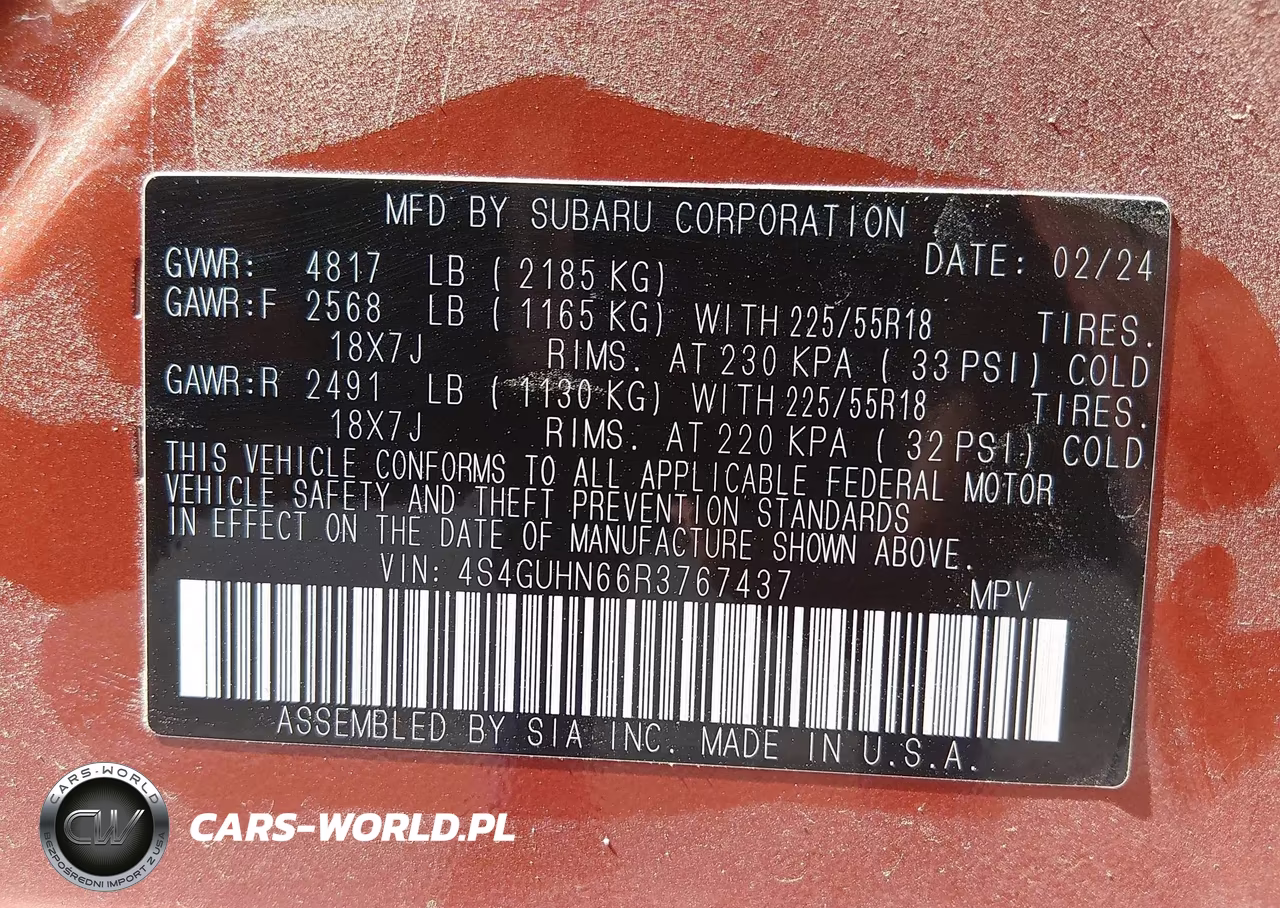 2024 Subaru Crosstrek Limited VIN:4S4GUHN66R3767437 - 9