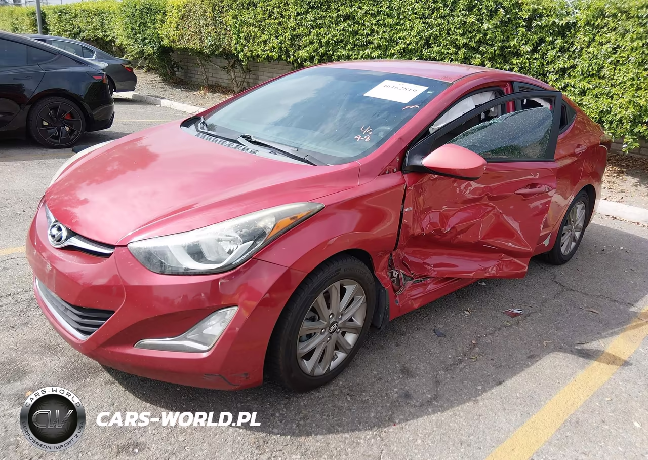 2016 Hyundai Elantra Se VIN:KMHDH4AE3GU491111 - 2