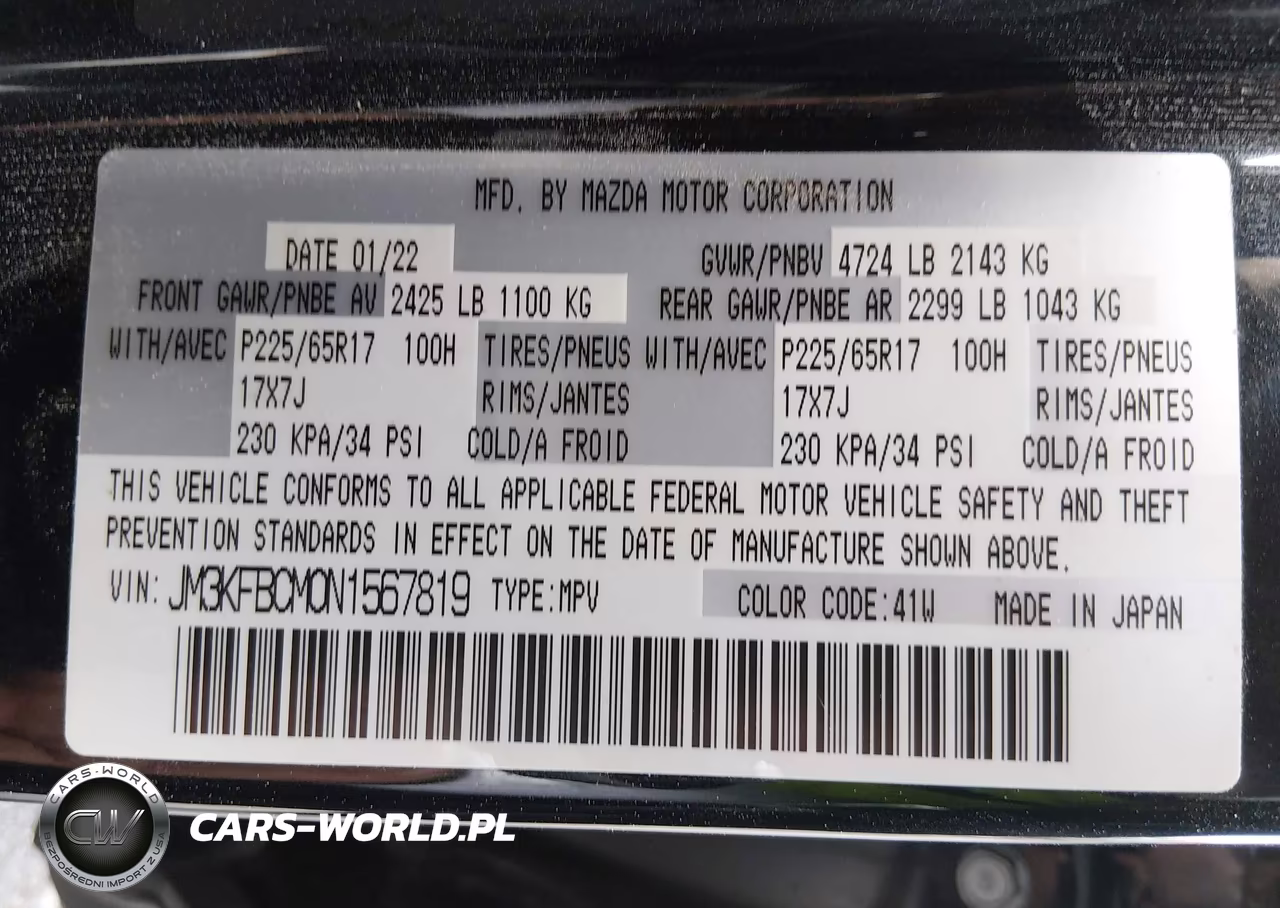 2022 Mazda Cx-5 2.5 S Preferred Package VIN:JM3KFBCM0N1567819 - 9