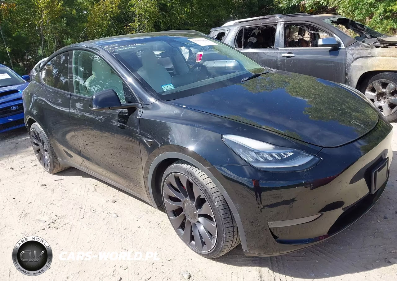 2021 Tesla Model Y Performance Dual Motor All-Wheel Drive VIN:5YJYGDEF6MF098252 - 1