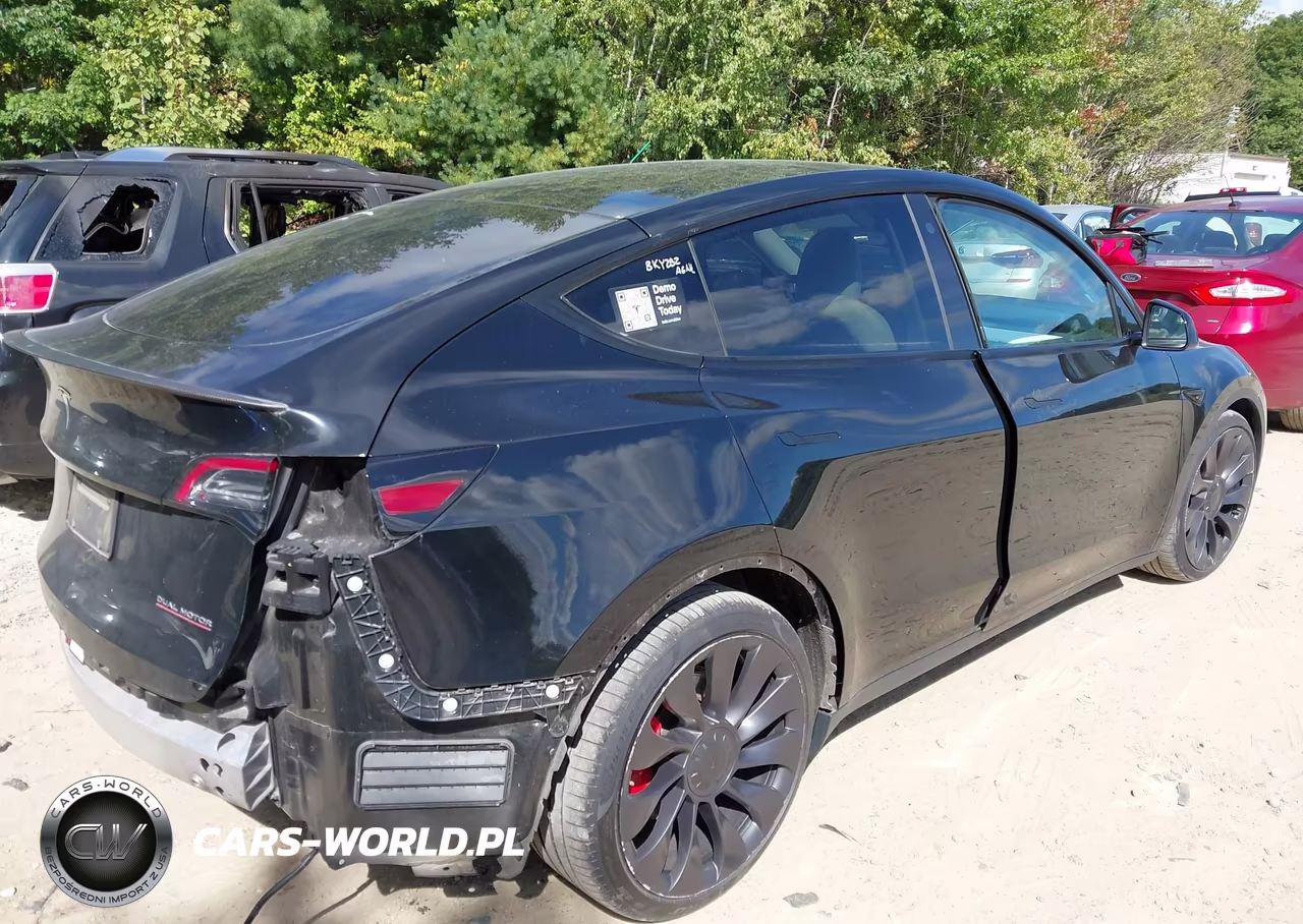 2021 Tesla Model Y Performance Dual Motor All-Wheel Drive VIN:5YJYGDEF6MF098252 - 4