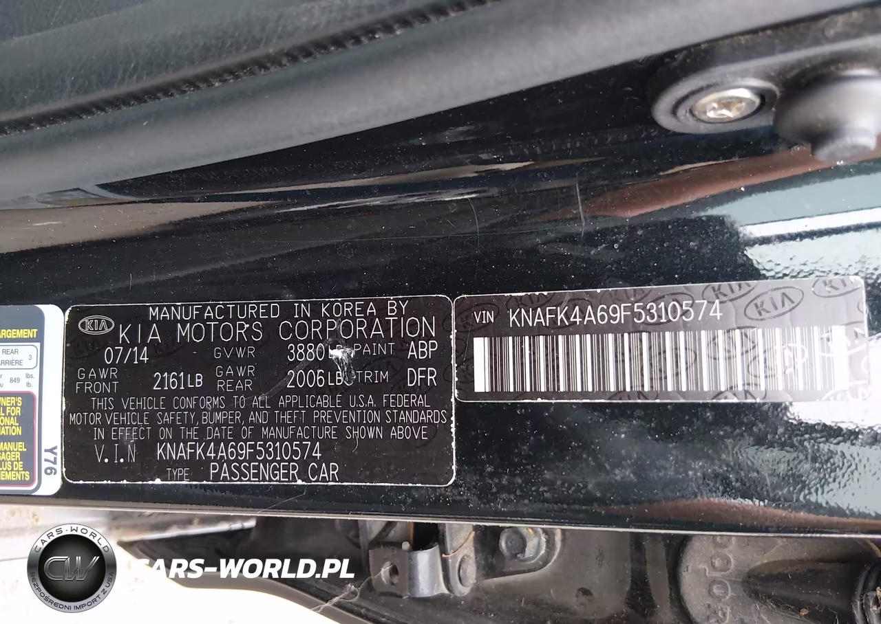2015 Kia Forte Lx VIN:KNAFK4A69F5310574 - 9