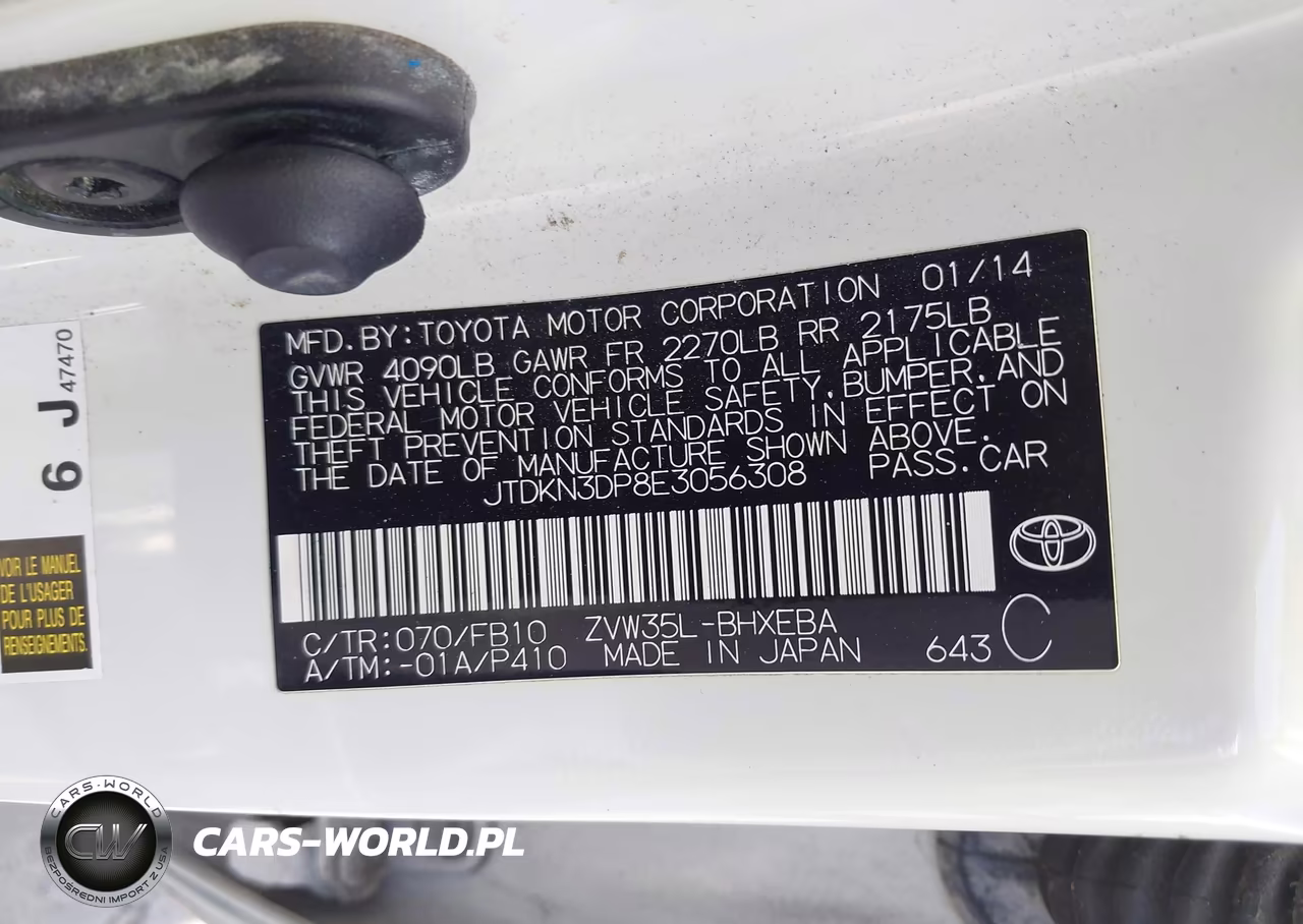 2014 Toyota Prius Plug-In VIN:JTDKN3DP8E3056308 - 9