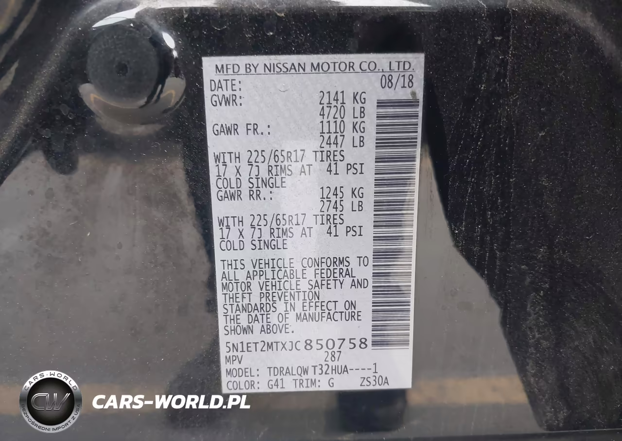 2018 Nissan Rogue Hybrid Sv VIN:5N1ET2MTXJC850758 - 9