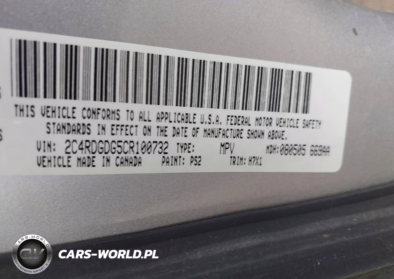 2012 Dodge Grand Caravan Crew VIN:2C4RDGDG5CR100732 - 9