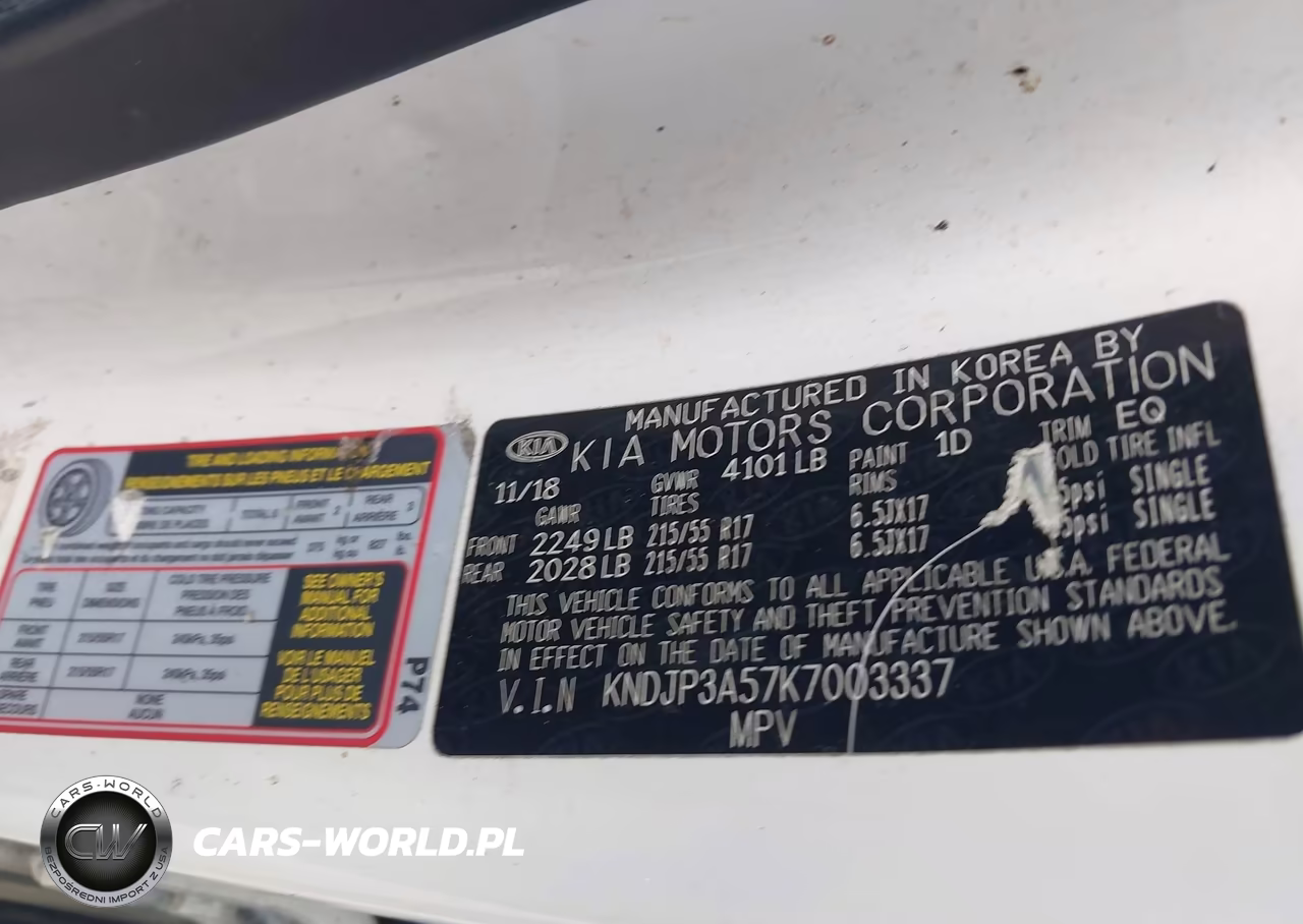 2019 Kia Soul + VIN:KNDJP3A57K7003337 - 9