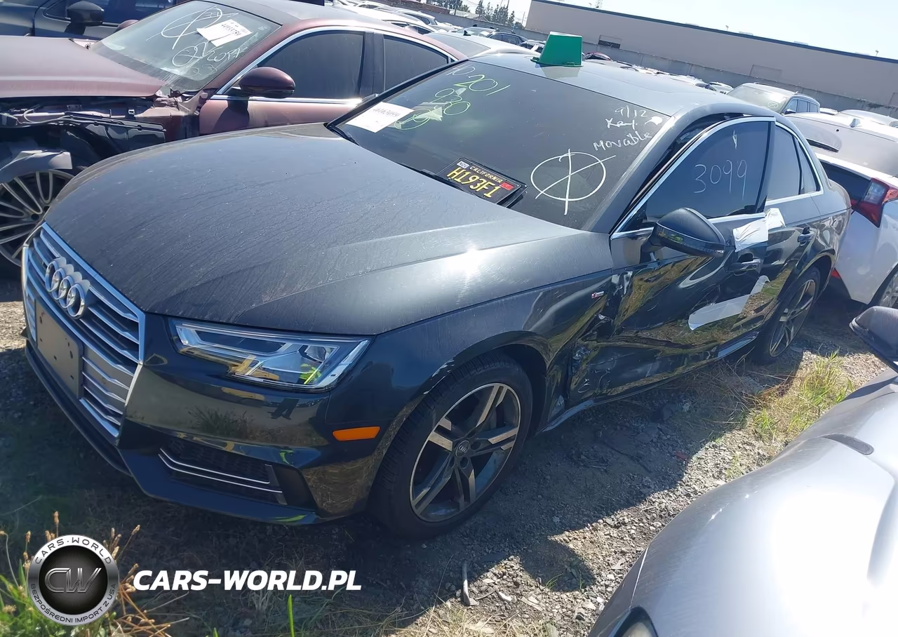 2018 Audi A4 2.0T Premium-2.0T Tech Premium VIN:WAUENAF40JN010715 - 2
