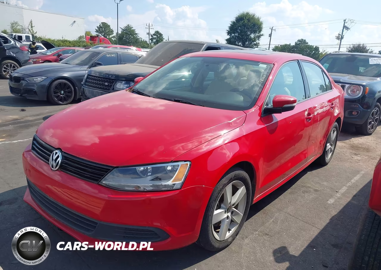 2011 Volkswagen Jetta 2.0L Tdi VIN:3VWLL7AJ4BM080887 - 2