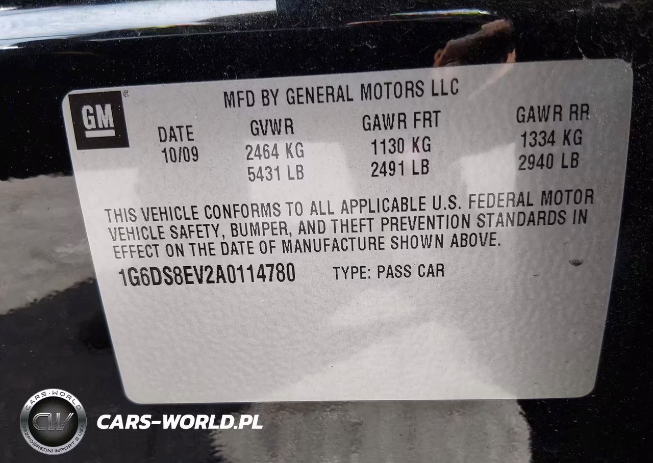 2010 Cadillac Cts Premium VIN:1G6DS8EV2A0114780 - 9