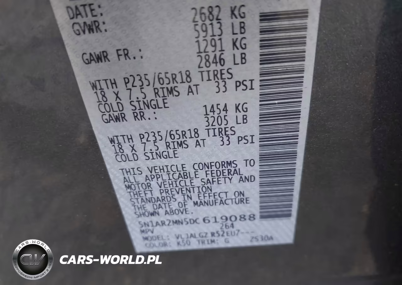 2013 Nissan Pathfinder Sl VIN:5N1AR2MN5DC619088 - 9