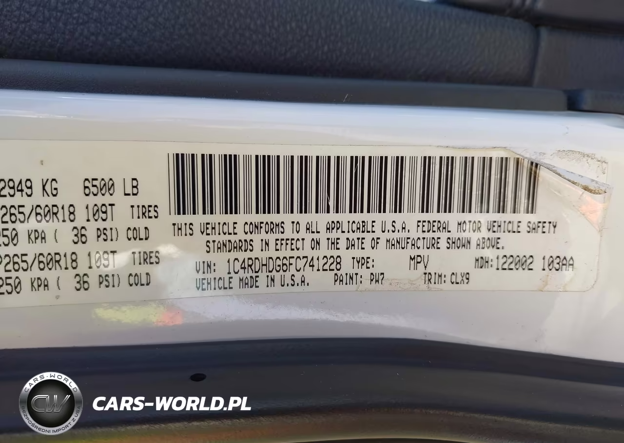 2015 Dodge Durango Limited VIN:1C4RDHDG6FC741228 - 9