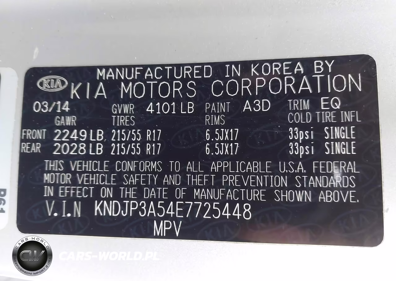 2014 Kia Soul + VIN:KNDJP3A54E7725448 - 9