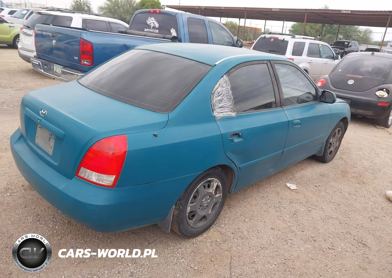 2001 Hyundai Elantra Gls VIN:KMHDN45D31U098663 - 4