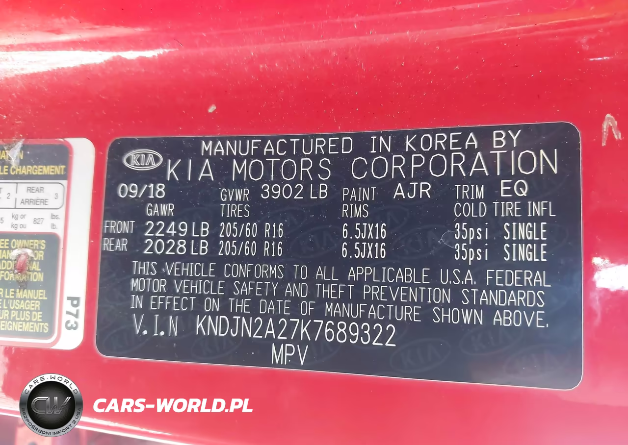 2019 Kia Soul VIN:KNDJN2A27K7689322 - 9