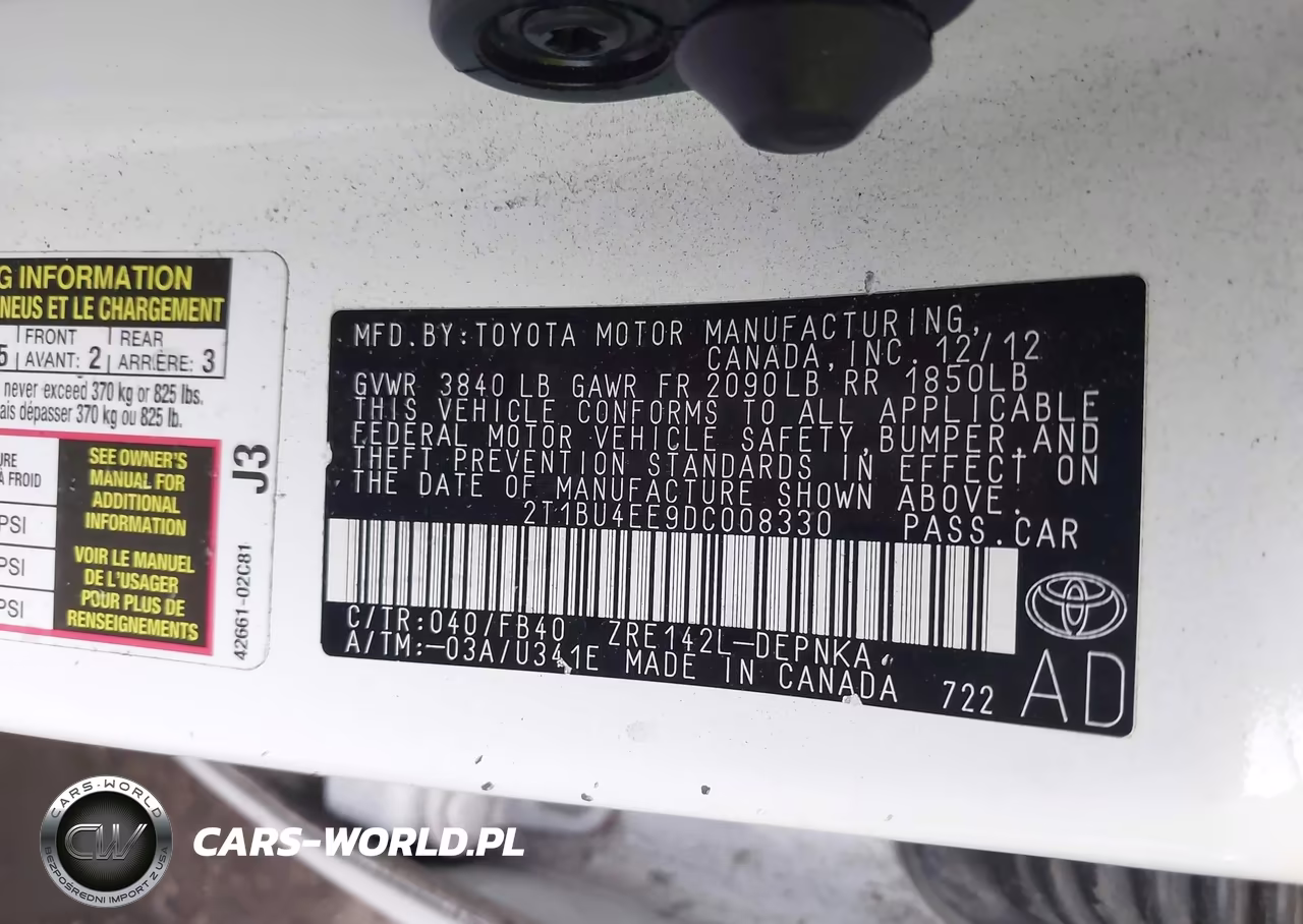 2013 Toyota Corolla Le VIN:2T1BU4EE9DC008330 - 9