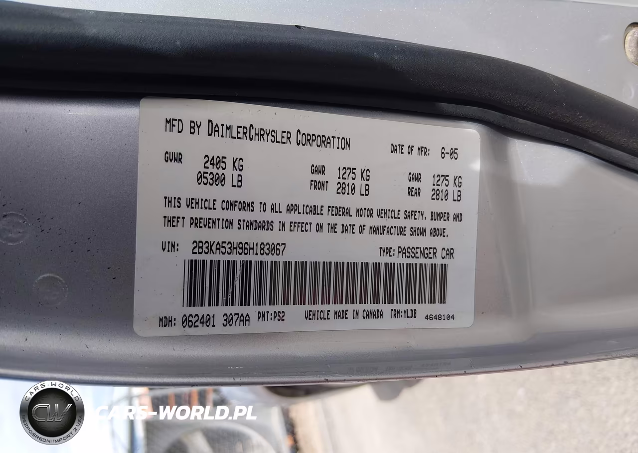 2006 Dodge Charger Rt VIN:2B3KA53H96H183067 - 9