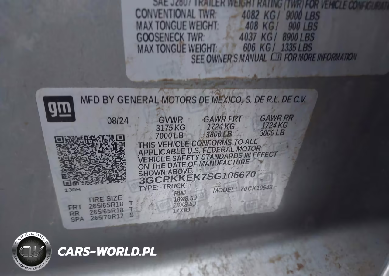 2025 Chevrolet Silverado 1500 Lt VIN:3GCPKKEK7SG106670 - 9