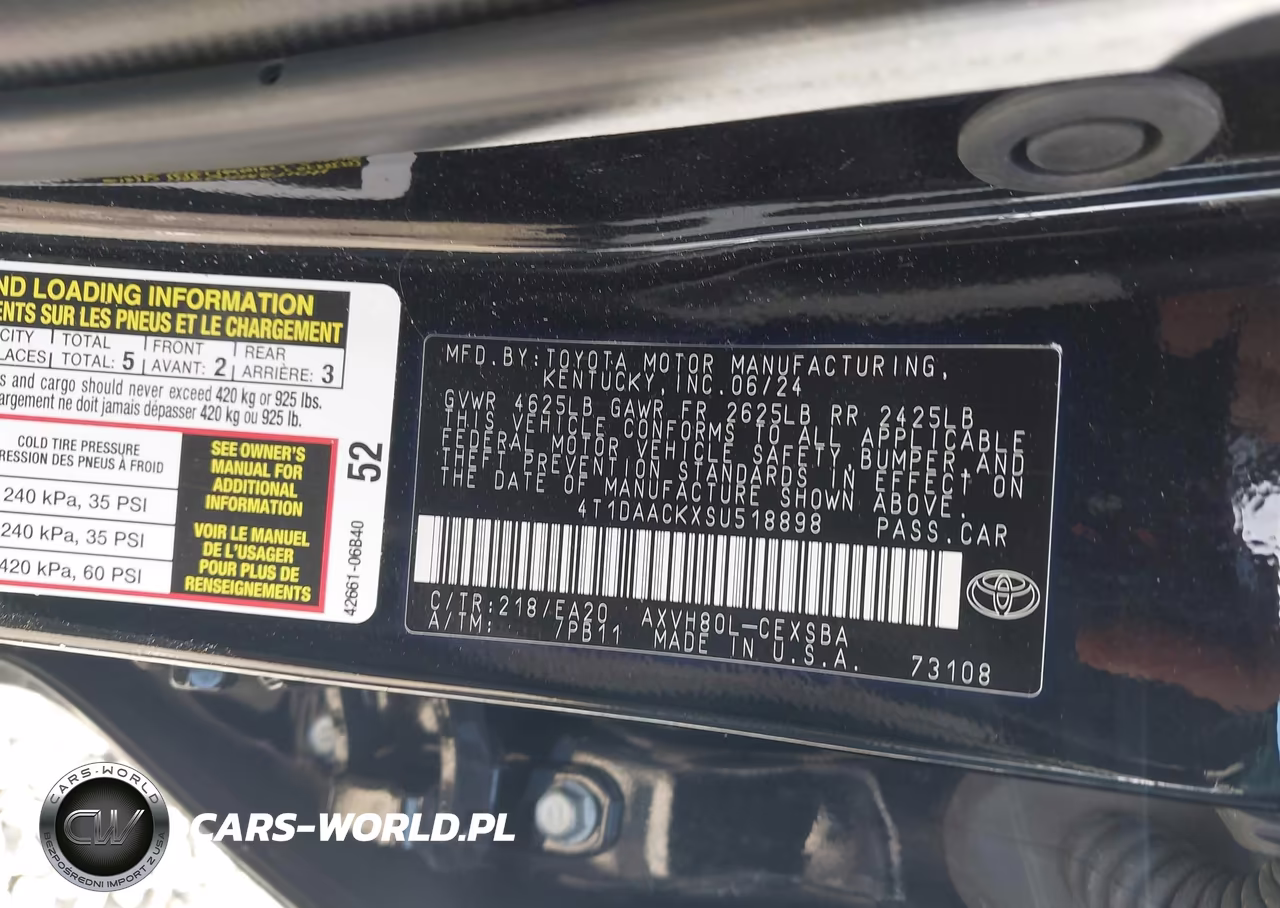 2025 Toyota Camry Se VIN:4T1DAACKXSU518898 - 9