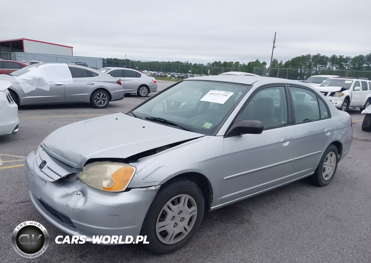 2002 Honda Civic Lx VIN:JHMES16522S003657 - 2