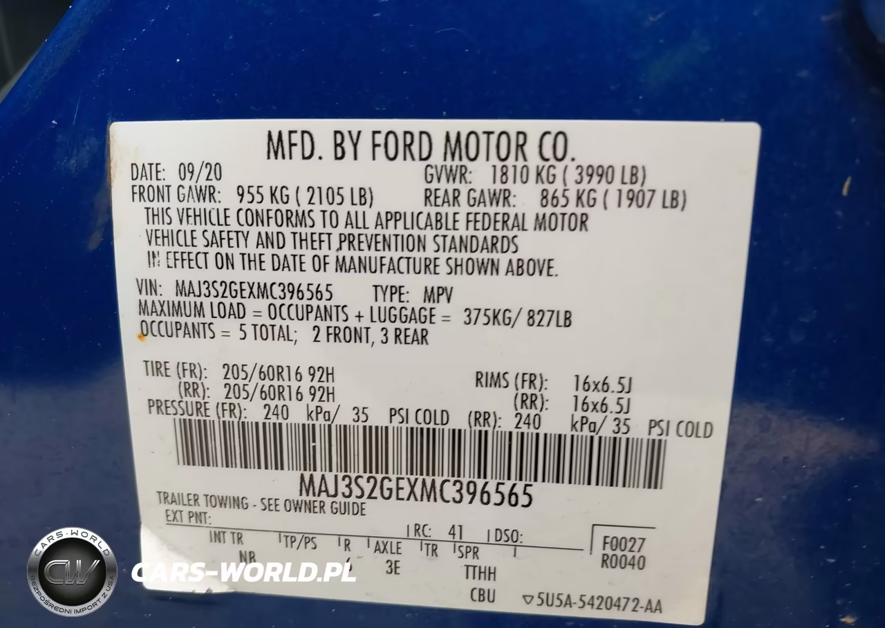 2021 Ford Ecosport Se VIN:MAJ3S2GEXMC396565 - 9