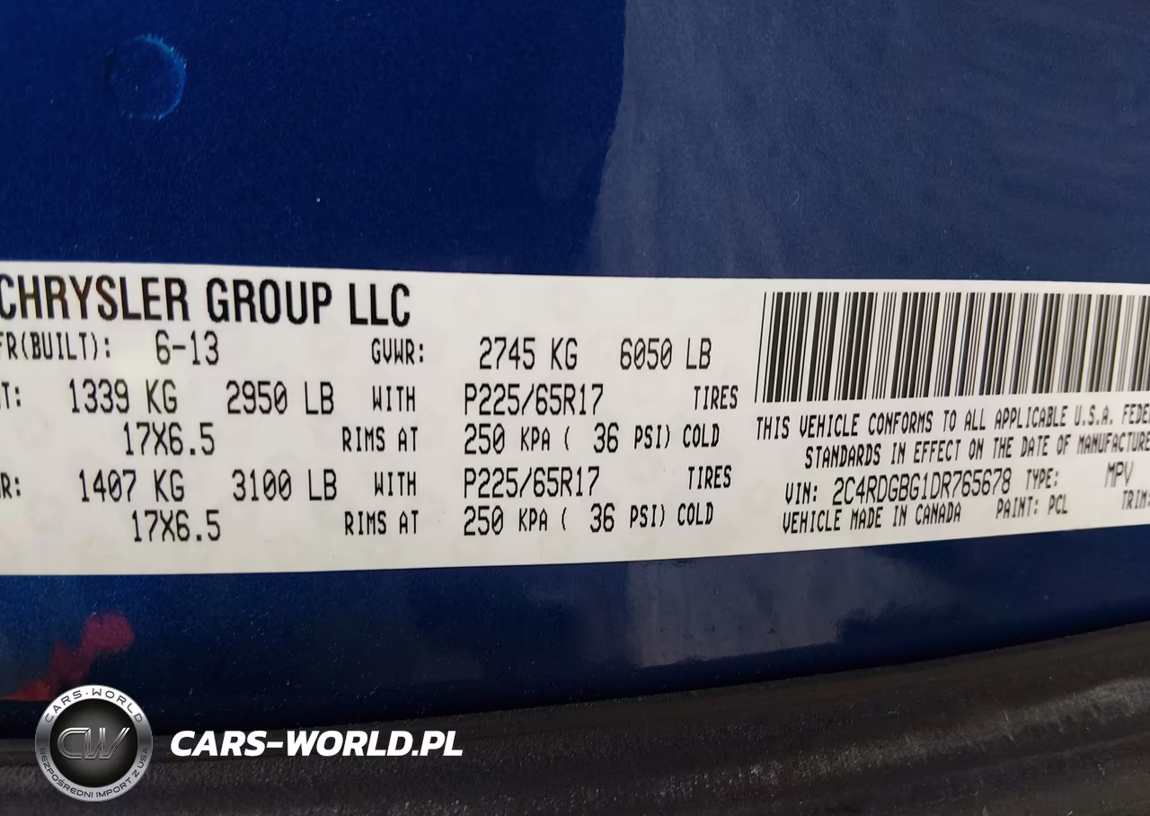 2013 Dodge Grand Caravan Se VIN:2C4RDGBG1DR765678 - 9