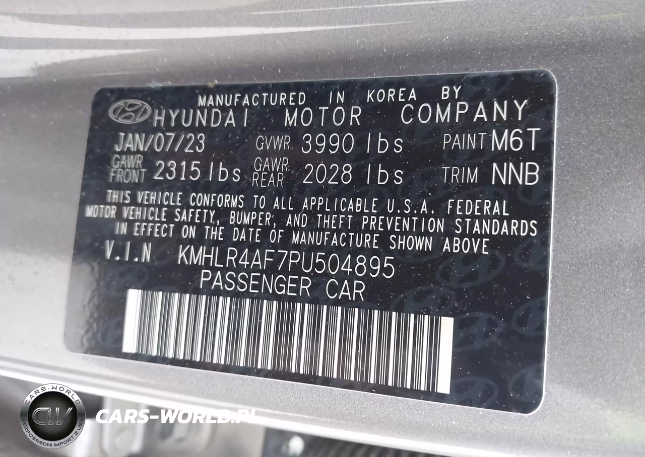 2023 Hyundai Elantra N Line VIN:KMHLR4AF7PU504895 - 9