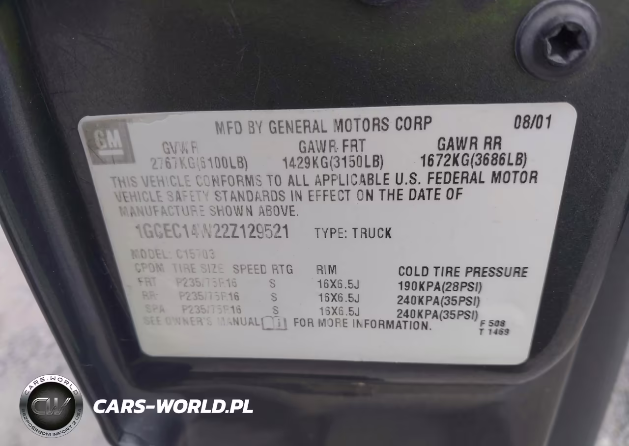 2002 Chevrolet Silverado 1500 VIN:1GCEC14W22Z129521 - 9