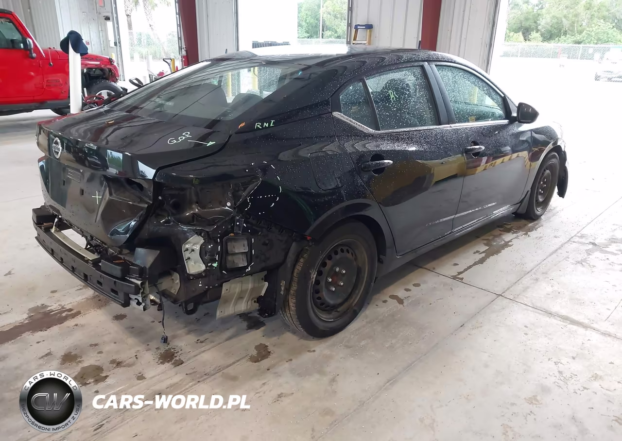 2022 Nissan Sentra S Xtronic Cvt VIN:3N1AB8BVXNY223698 - 4