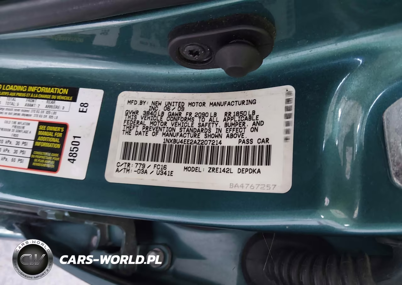 2010 Toyota Corolla Le VIN:1NXBU4EE2AZ207214 - 9
