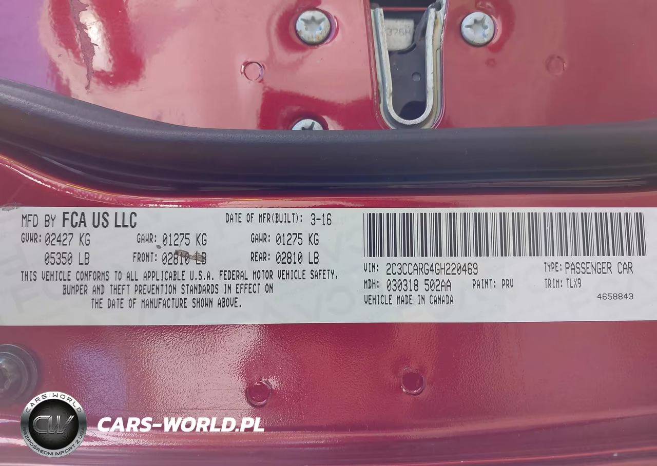 2016 Chrysler 300 Limited VIN:2C3CCARG4GH220469 - 9