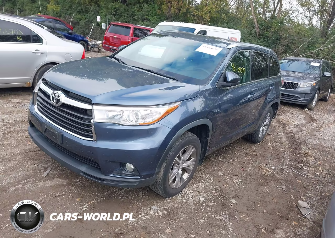 2015 Toyota Highlander Xle V6 VIN:5TDJKRFH3FS208539 - 2