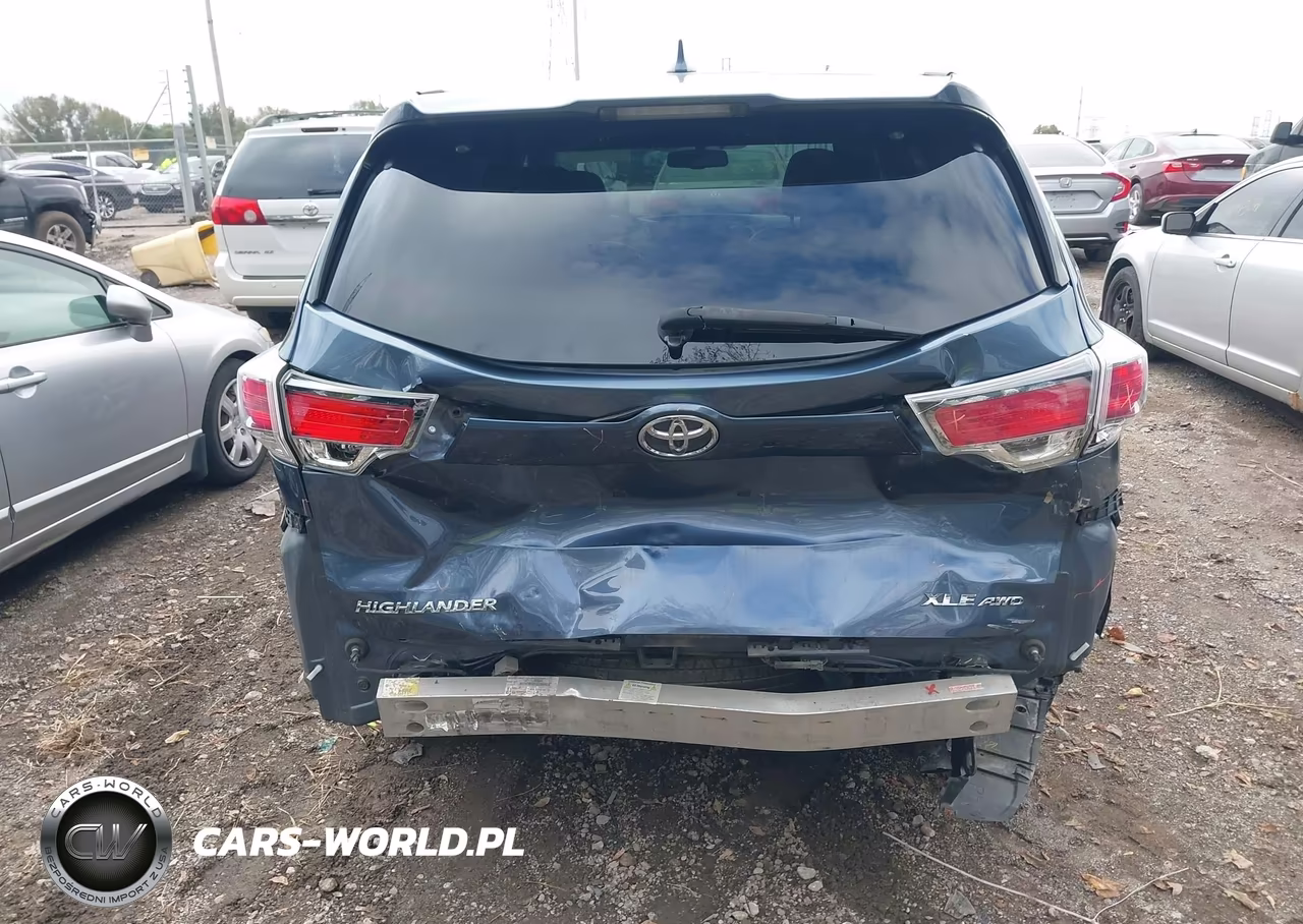 2015 Toyota Highlander Xle V6 VIN:5TDJKRFH3FS208539 - 6