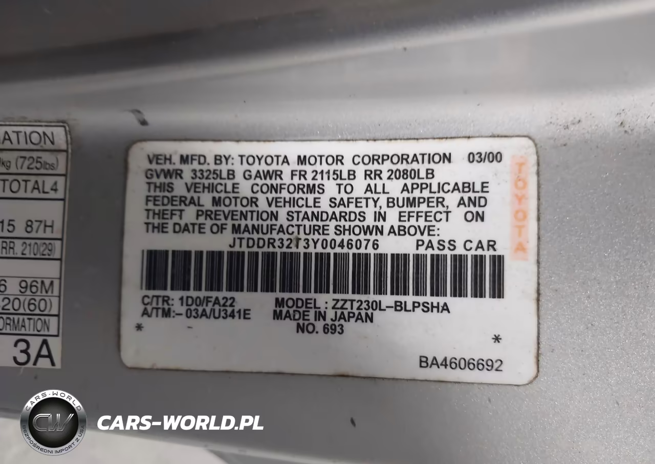 2000 Toyota Celica Gt VIN:JTDDR32T3Y0046076 - 9