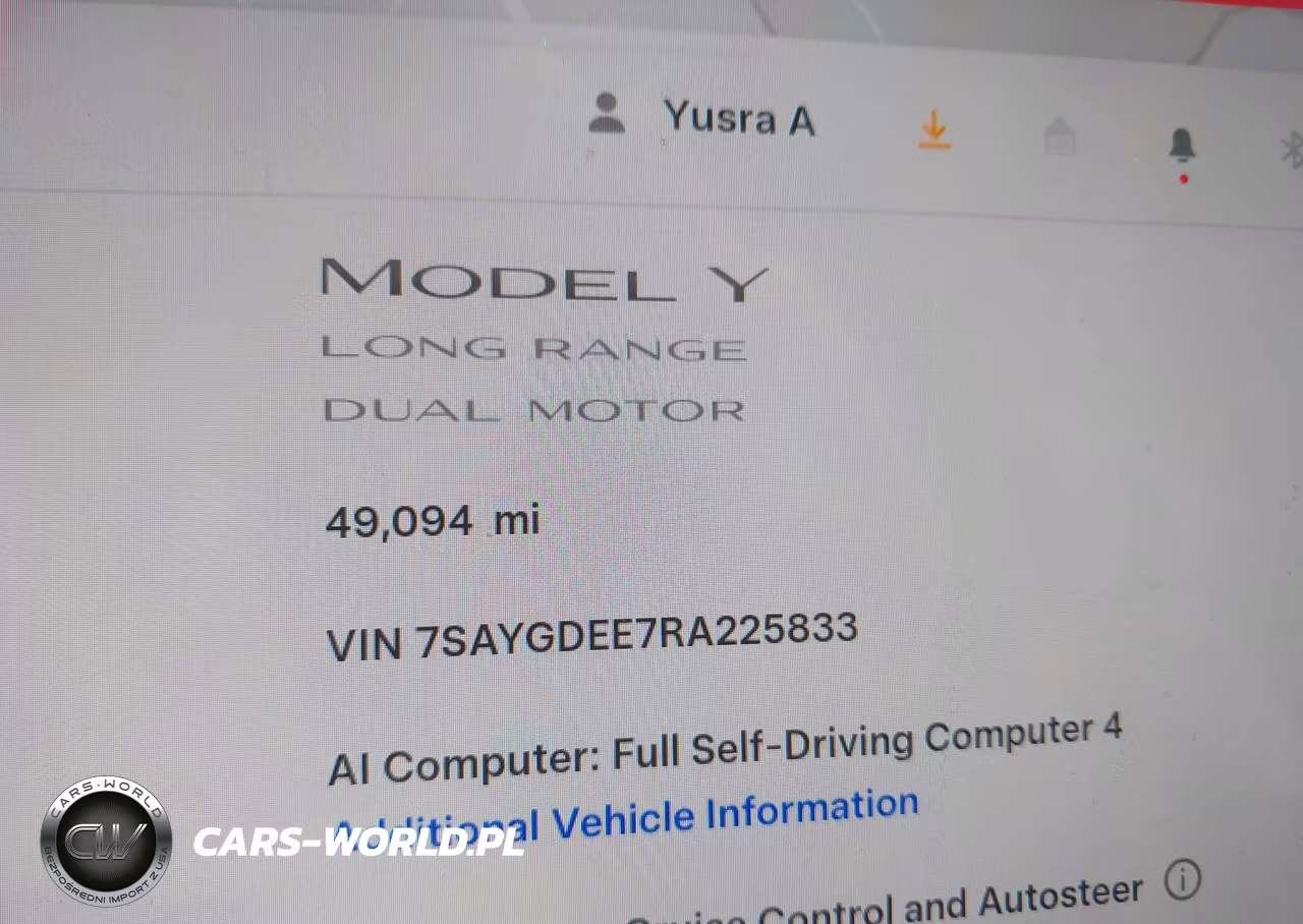 2024 Tesla Model Y Long Range Dual Motor All-Wheel Drive VIN:7SAYGDEE7RA225833 - 14