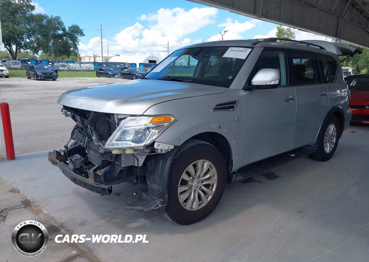 2019 Nissan Armada Sv VIN:JN8AY2ND1K9093425 - 2