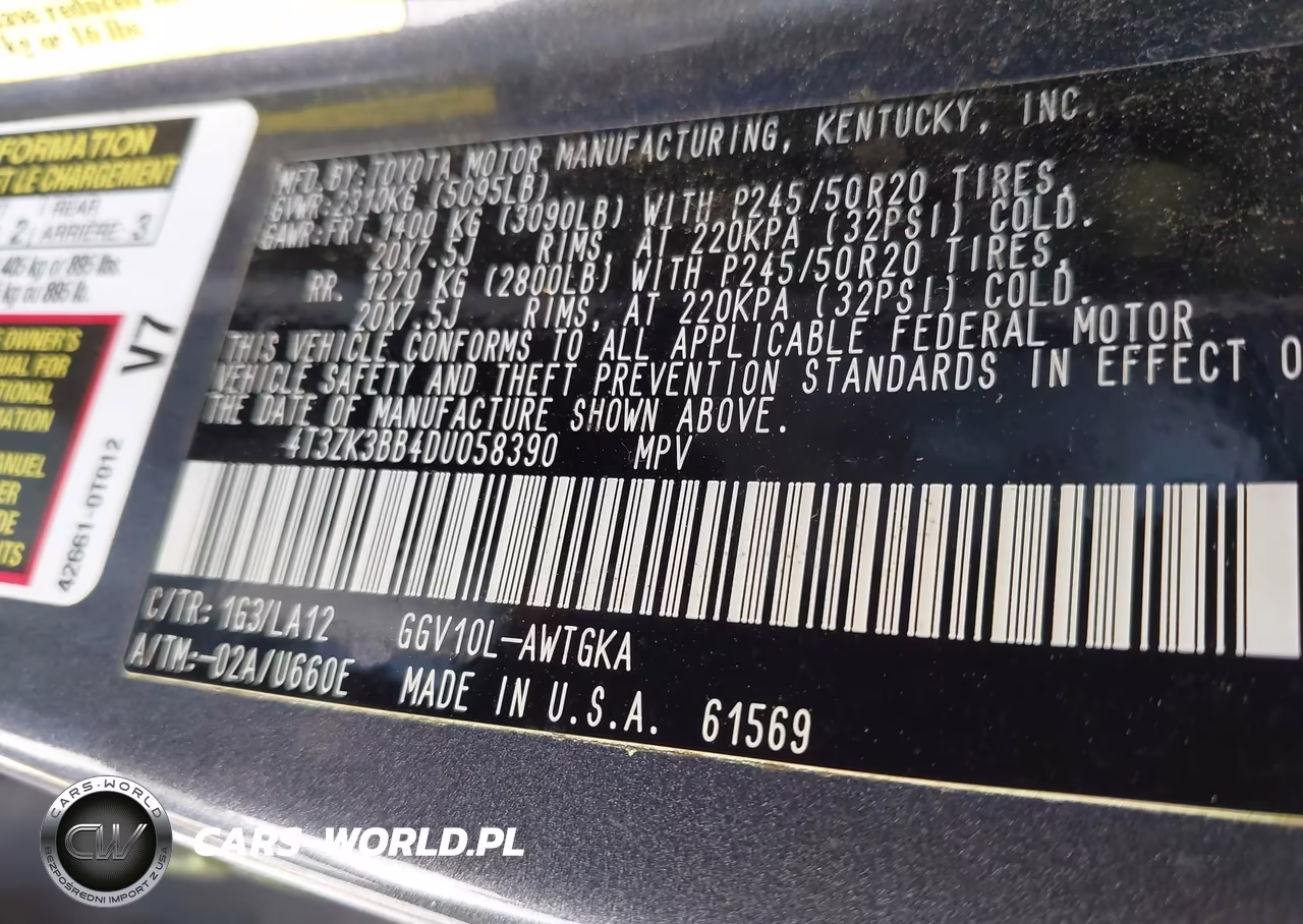 2013 Toyota Venza Xle V6 VIN:4T3ZK3BB4DU058390 - 9