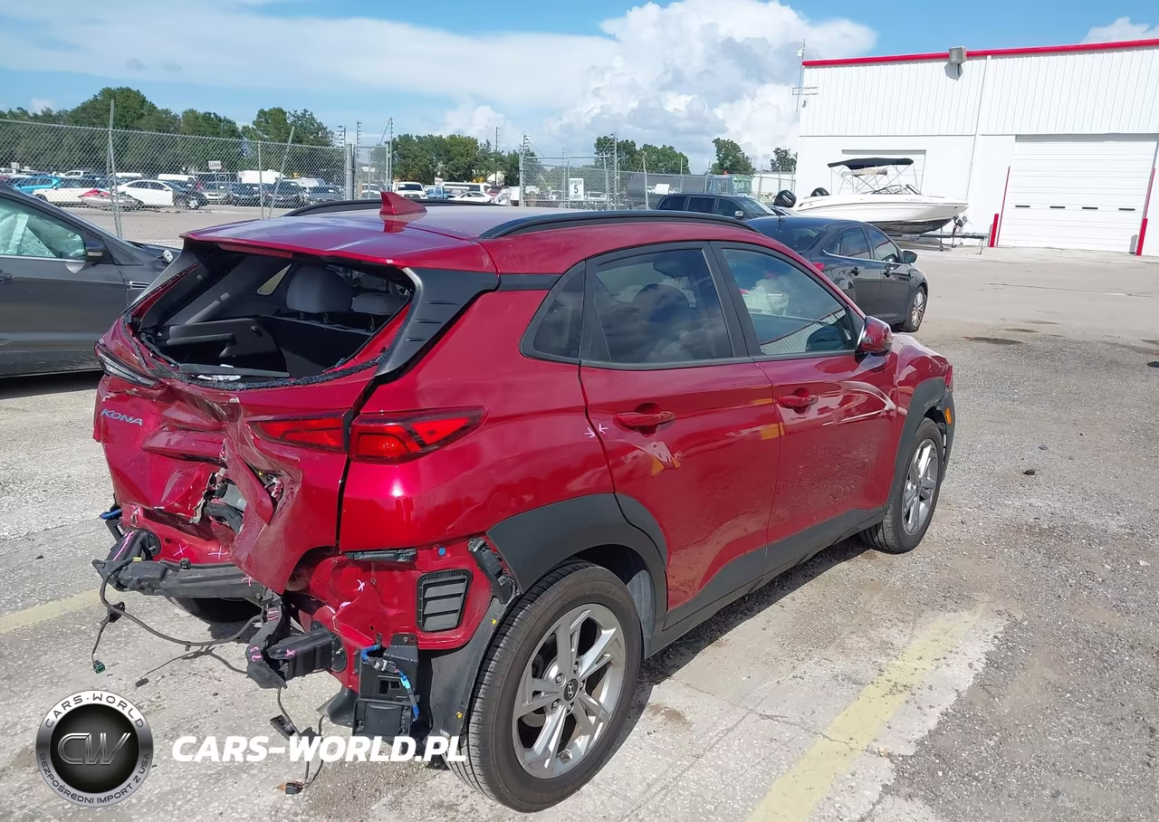 2023 Hyundai Kona Sel VIN:KM8K62ABXPU030589 - 4