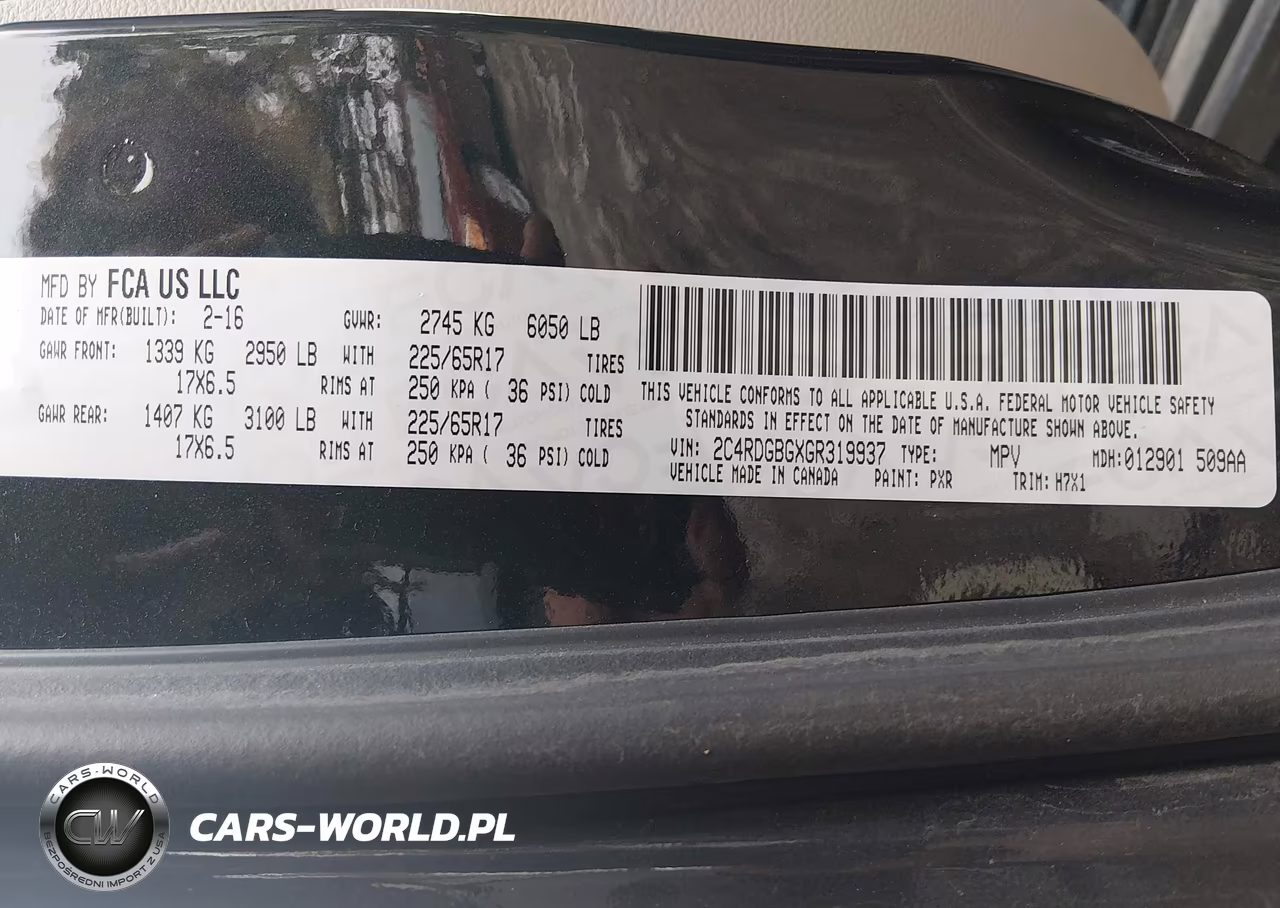 2016 Dodge Grand Caravan Se VIN:2C4RDGBGXGR319937 - 9