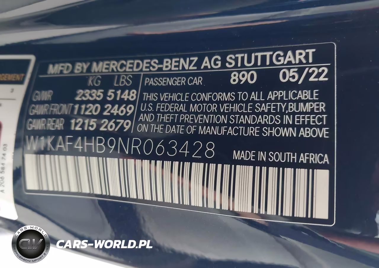 2022 Mercedes-Benz C 300 4Matic VIN:W1KAF4HB9NR063428 - 9