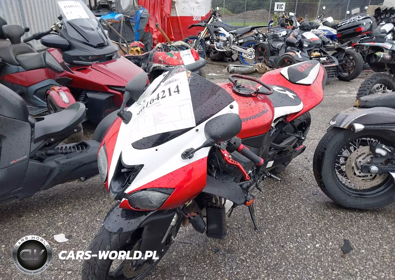2007 Kawasaki Zx600 P VIN:JKAZX4P177A000701 - 2