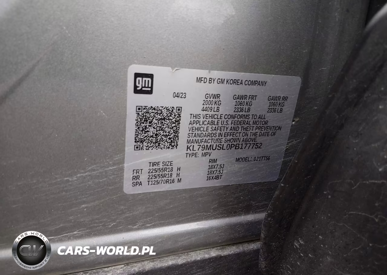 2023 Chevrolet Trailblazer Awd Rs VIN:KL79MUSL0PB177752 - 9
