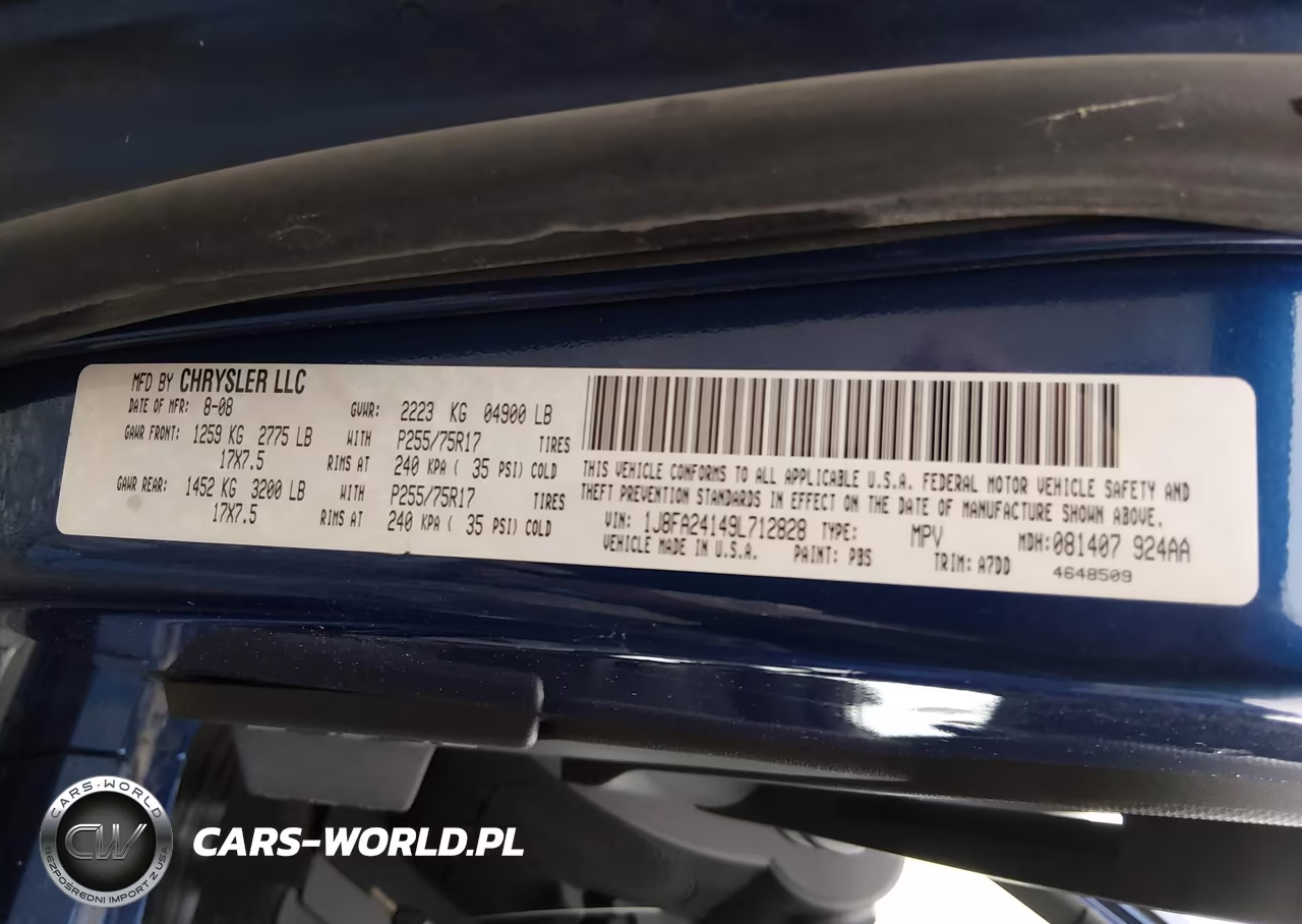 2009 Jeep Wrangler X VIN:1J8FA24149L712828 - 9