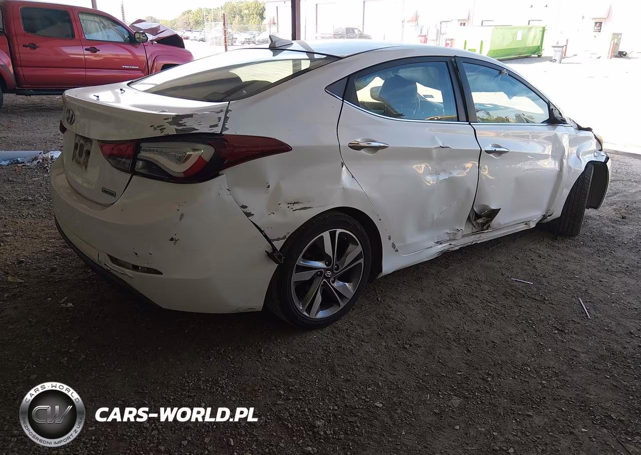 2016 Hyundai Elantra Limited VIN:5NPDH4AE5GH669194 - 4