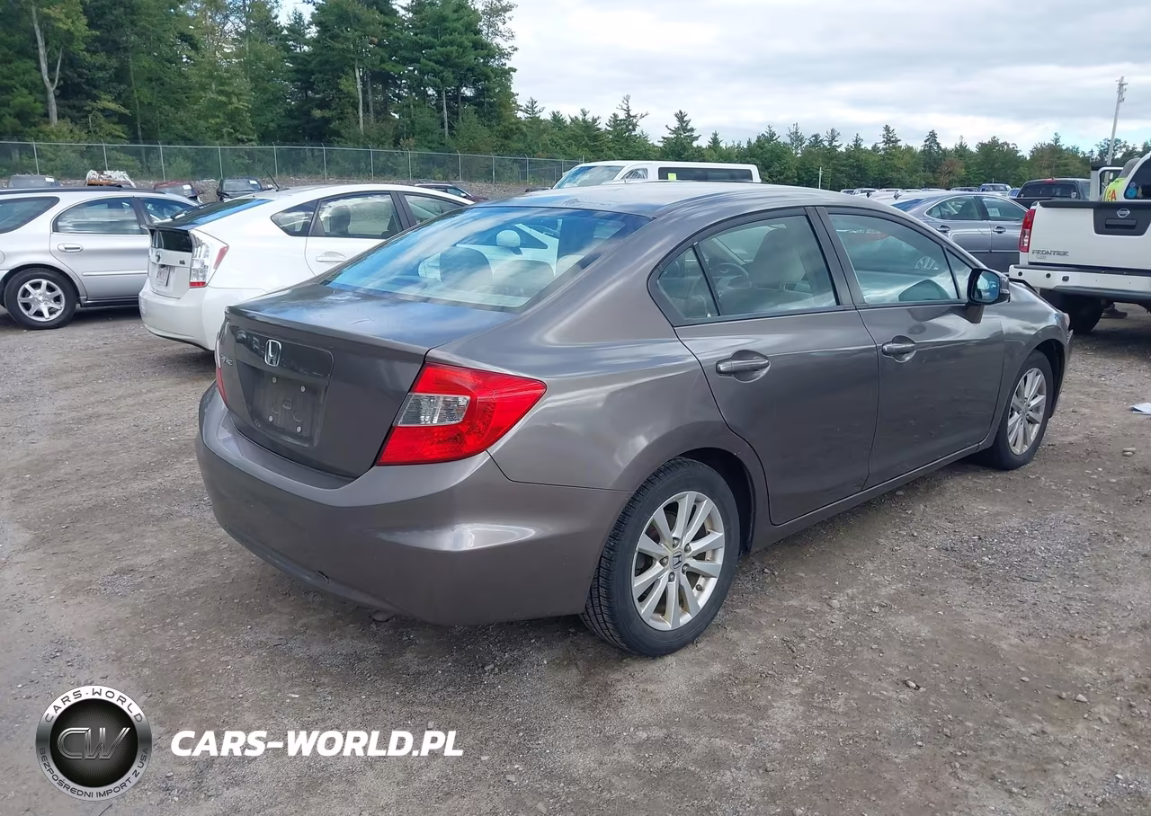 2012 Honda Civic Ex VIN:2HGFB2F87CH610671 - 4