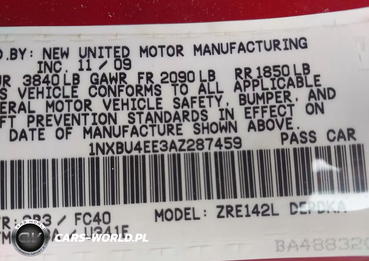 2010 Toyota Corolla Le VIN:1NXBU4EE3AZ287459 - 9