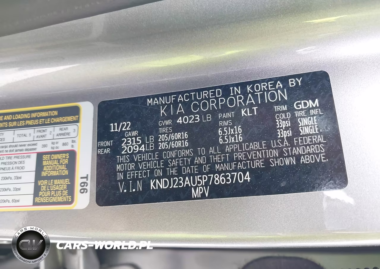 2023 Kia Soul Lx VIN:KNDJ23AU5P7863704 - 9