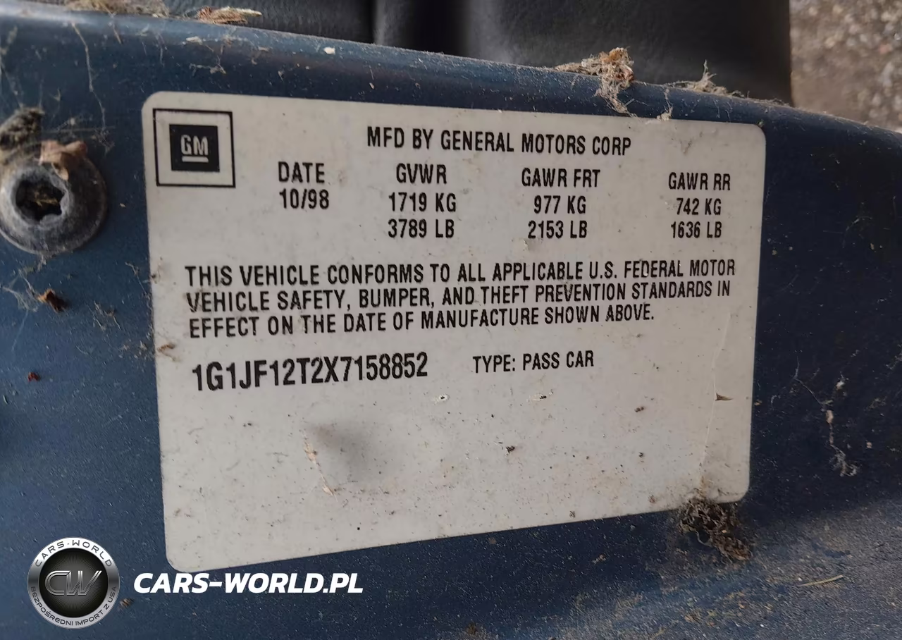 1999 Chevrolet Cavalier Z24 VIN:1G1JF12T2X7158852 - 9