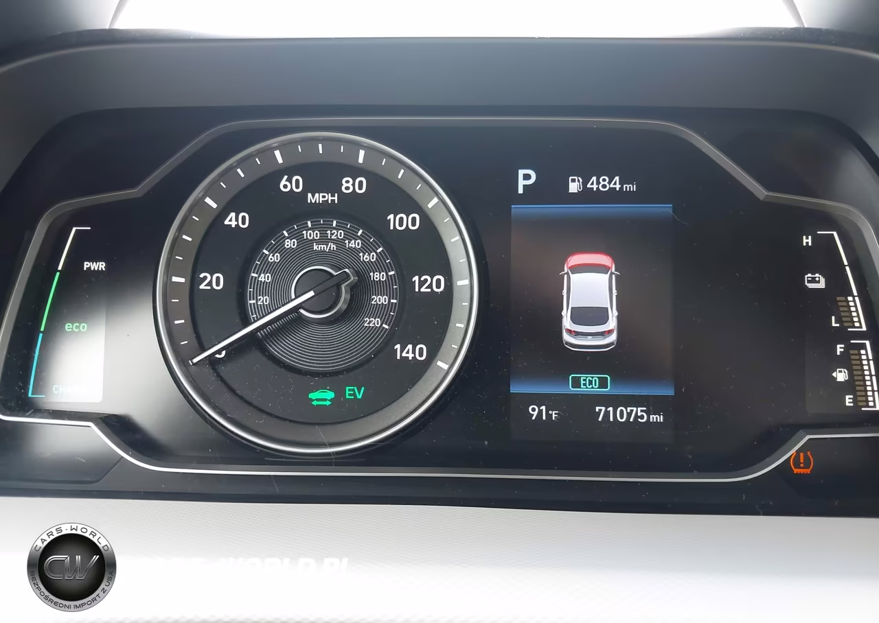 2020 Hyundai Ioniq Hybrid Blue VIN:KMHC65LC9LU219093 - 7