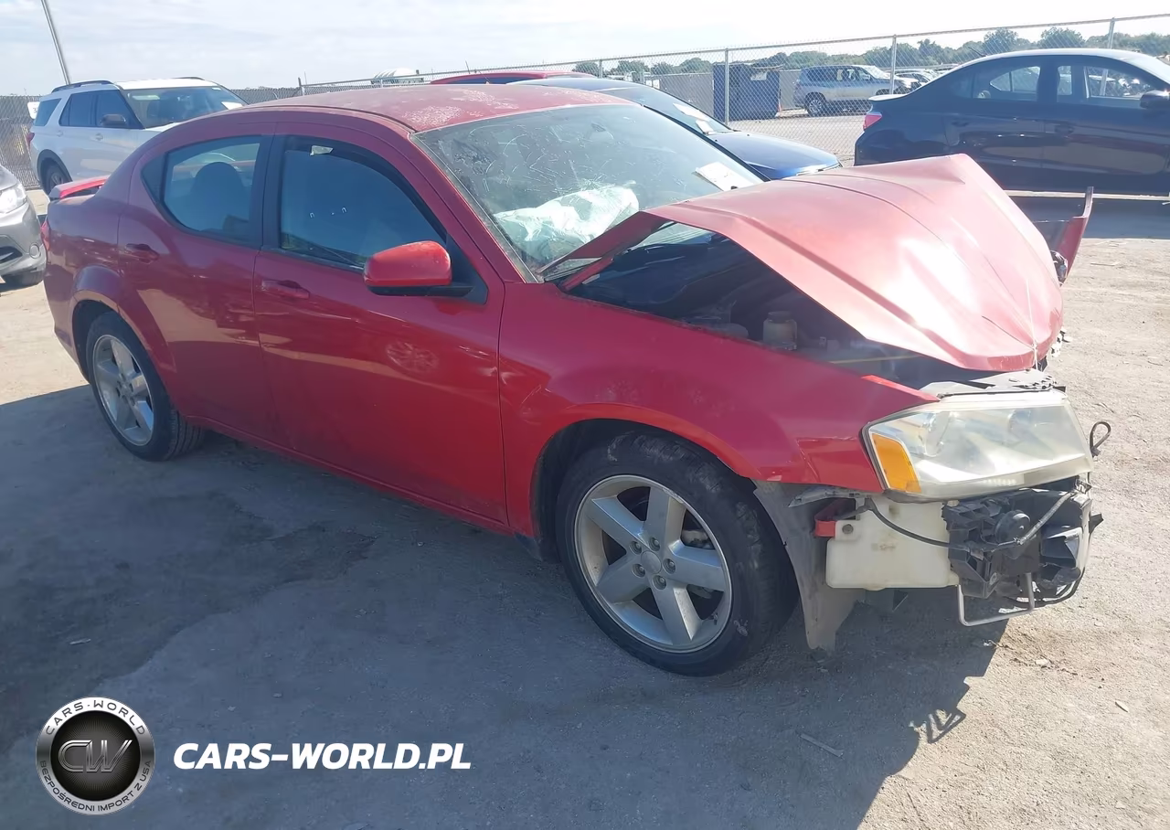 2013 Dodge Avenger Sxt VIN:1C3CDZCGXDN548437 - 1