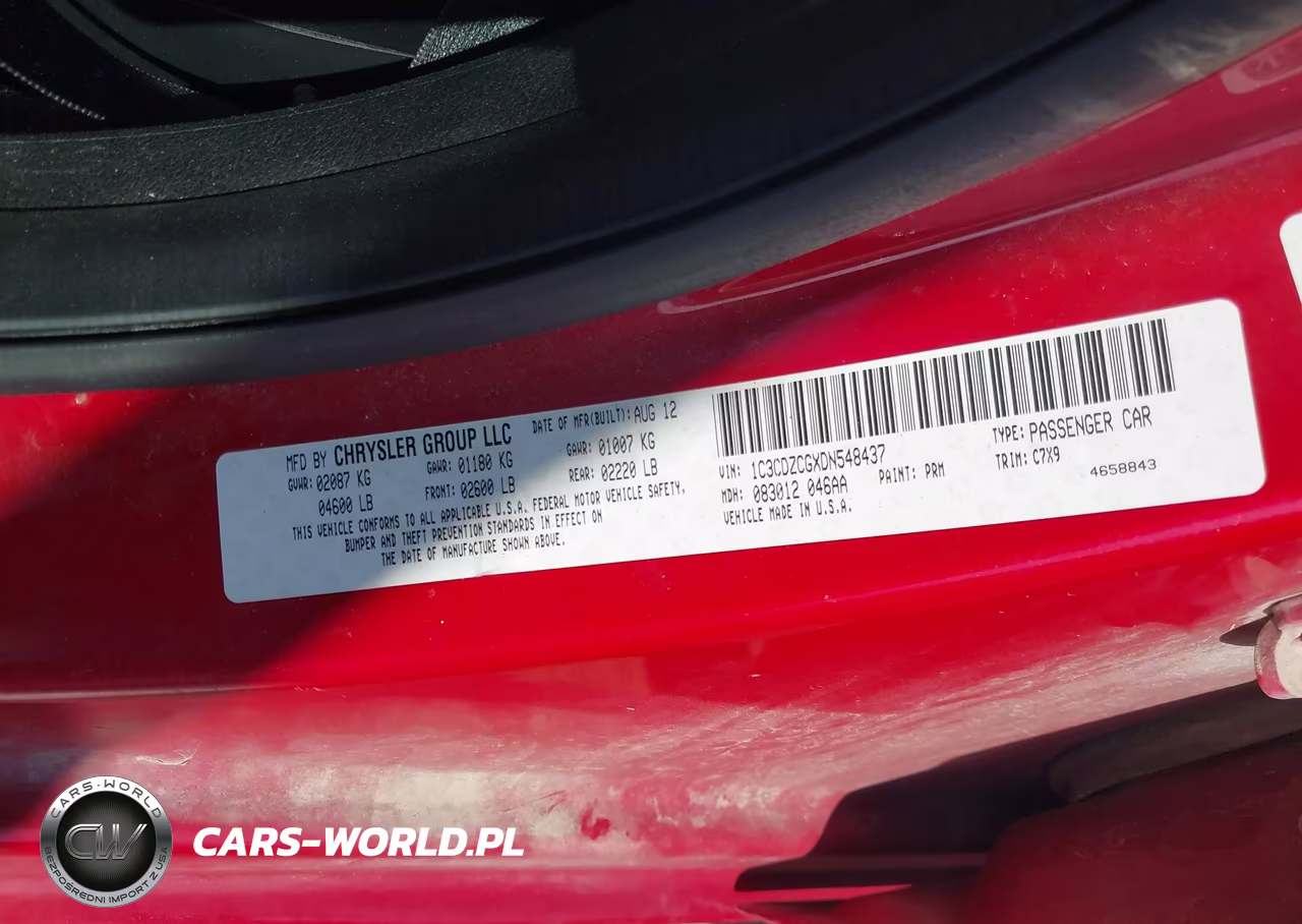 2013 Dodge Avenger Sxt VIN:1C3CDZCGXDN548437 - 9